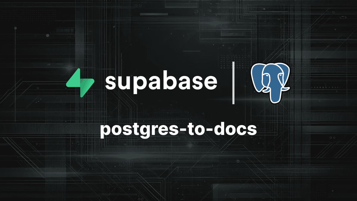 Automated PostgreSQL Documentation